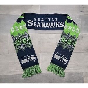 Seahawks‎ Knit Scarf NFL Football - Rare Pattern